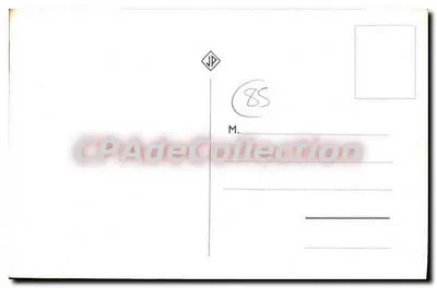 Bilhete postal antigo Uma grande beijo da Chataigneraie — Verso