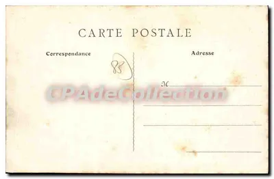 Croix-de-Vie à Sion (Vendée) — Les Rochers — La Roche Percée à marée basse — Collection Lüyer, Saint-Gilles — Verso