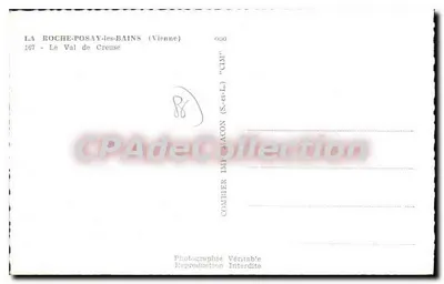 La Roche-Posay-les-Bains — Il Val di Creuse — Comthier Imprimerie — Verso