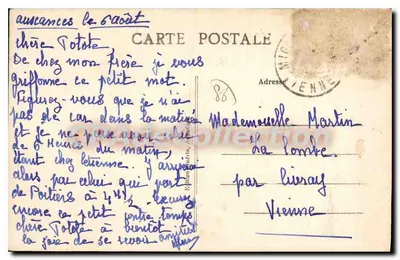 Auxances — O Donjon — Éditions Butein, n°88 — Verso