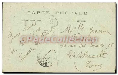 Loudun — Prefeitura — L. D. Fot. 12 Rue Taine Paris — Verso