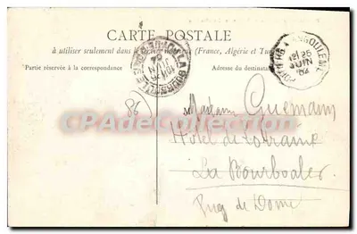 Poitiers — Les Douves — Ruínas das Fortificações — CPAPHIL — Verso