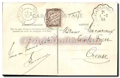 Poitiers — Vista generale presa dal Boulevard Coligny — editore non identificato — Verso