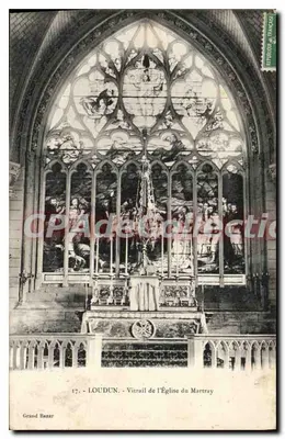 Loudun - Vitral da Igreja do Martray — Grand Bazar, n°17