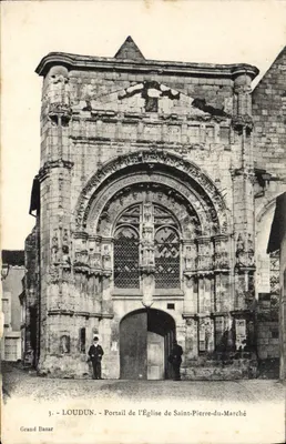 Loudun - Portal da Igreja de Saint-Pierre-du-Marché — Grand Bazaz, n°3