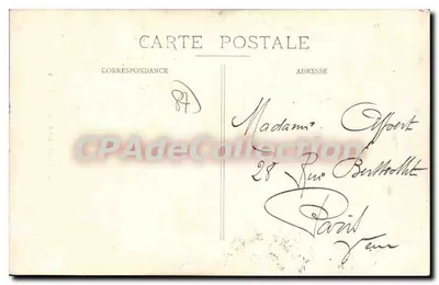 Mulher com véu — Limousine, El Sepiuly 1911 — editor não visível — Verso