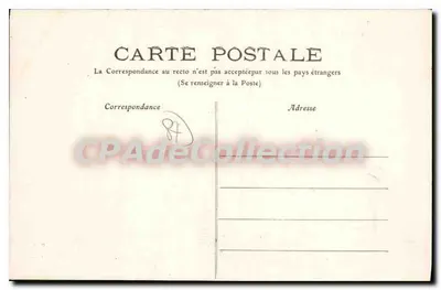 Limoges — Hotel de Ville — editor V. Lefebvre, n°6 — Verso