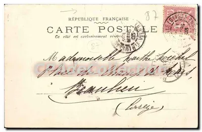 Le Dorat - A Porta das Bergères — Fototipia Gallet - Bellac — Verso