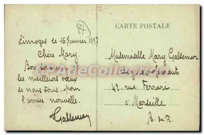 Limoges — Mosty nad Wienne — Souvenir de LIMOGES, n°74 — Rewers