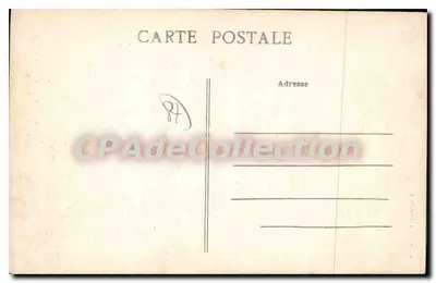 Pierrebuffière (Hie-Vienne) — Fontanna na placu Adeline — Wydawnictwo Drouin & Drouanky — Rewers