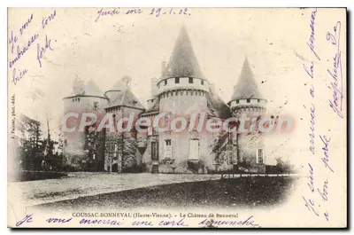 Coussac-Bonneval (Haute-Vienne) — O Castelo de Bonneval — J. Tauras, fot. addt.
