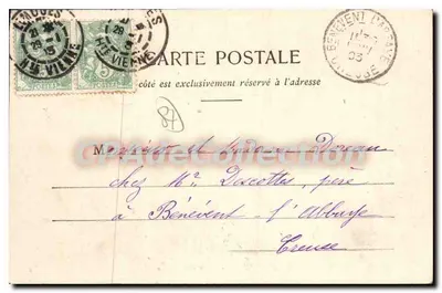Coussac-Bonneval (Haute-Vienne) — O Castelo de Bonneval — J. Tauras, fot. addt. — Verso