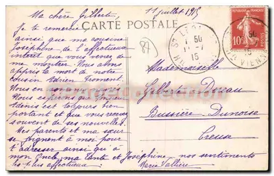 St-LEONARD d'Haute-Vienne — A Montanha de Clovis, a Capela e o Ponte de Noblat — CPAdeCollection — Verso