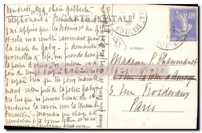 St-Léonard (Hte-Vienne) — Boulevard de la Promenade — editore sconosciuto, n° 40 — Verso