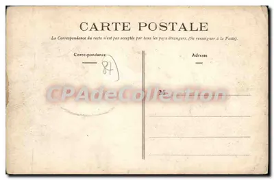 Limoges - Place Denis-Dassoabs — monumentalna statua, tramwaj i sklepy — wyd. CIT L, n° 126 — Rewers