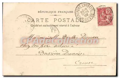 Limoges — Plac Jourdan — figura w centrum — wydawca nieznany, nr 13 — Rewers