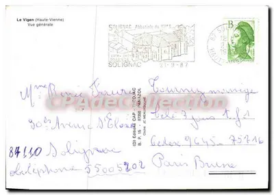 Le Vigen (Haute-Vienne) — Widok ogólny — Wydawnictwo J.C. Meaux, nr 15 — Rewers