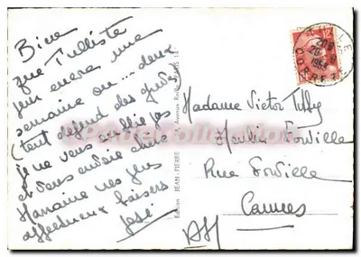 Limousin & Marche — Carta postal ilustrada — Edição Jean-Pierre — Verso