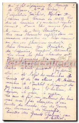Plombières-les-Bains — Romanzacja i Arkady — wydawca Bonstauer, Plombières — Rewers