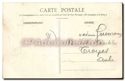 Vallée de Celles (Vosges) — Cachoeira da Crache — Ad. Welck, Saint-Dié, N° 6074 - Cl. Th. — Verso