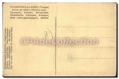 प्लोम्बिएर-लेस-बैंस — अद्भुत स्रोत — प्लोम्बिएर के स्पा कंपनी — पीछे