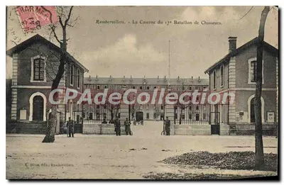 Rambervillers - A Caserna do 17º Batalhão de Caçadores — E. Birion Édit. Rambervillers