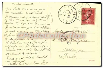 ÉPINAL — Ogólny widok z Saint Antoine — Wydawnictwo P. Testart, Épinal — Rewers