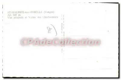 St-Maurice-sur-Moselle — Vista generale e Vallee dei Carbonei — Cim — Verso