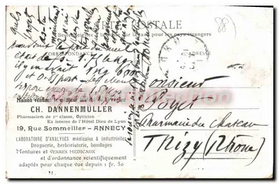 Les Vosges — Dolina Gérardmer — Schlittiteur — Wydawca: Forest & Balain — Rewers