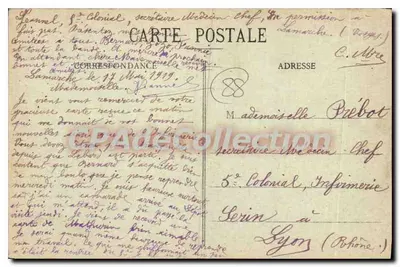Lamarche (Vosges) — Aleja Tilleulów — wydawca Glasquin-Badel — Rewers