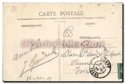 La Chaise du Diable — Signaal van het Observatorium bij Sapin Sec — Saint-Dié, Hoog-Vosges — Achterkant