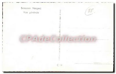 Senones (Vosges) — Vista geral — Rep. Interd. — C 14 — Verso