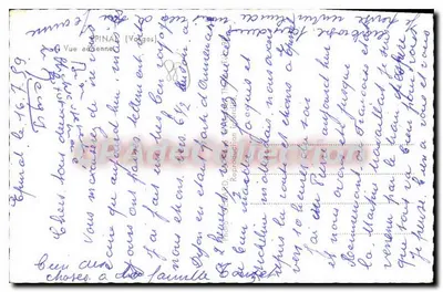 Widok z lotu nad Vichy — wydawca CPADeCollection, numer serii nie widoczny — Rewers