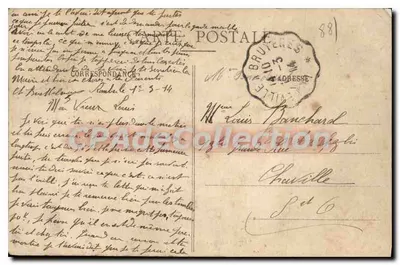Rambervillers - Prefeitura - A Sala de Honra — E. Mamet, Rambervillers — Verso