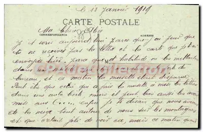 I Vosgi — Valle del Rudlin — Il Chalet Rustico — Editore n° 8-431 — Verso