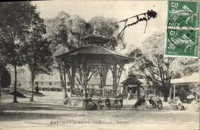 Martigny-les-Bains - O Kiosque de Música — editor não visível, número de série não visível