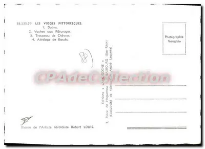 Scene Vosgiane — 4 scene pastorali — Éditions de Haguenau — Verso