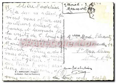 Mirecourt - Ponte do Faubourg — Foto Gérand Titton — Verso
