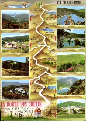 A Estrada das Crestas — de Cernay ao Col do Bonhomme — edições Magasco & Cie S.A.