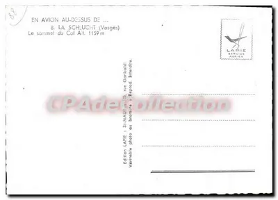 Bellevère - Vista única — Edição Lapie — Verso
