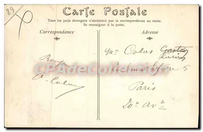 Arcy-sur-Cure — A Cure vista do Grande Pont — ND. Phot. — Verso