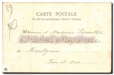 Arcy-sur-Cure — As Chaves — B.F., Paris 89 — Verso