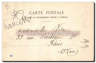Arcy-sur-Cure — Entrée du Château de Chastenay — Deuxvigne, phot. édit. C. Darnecy — Achterkant