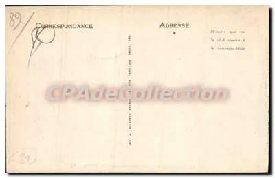 Arcy-sur-Cure — Invoer van de grotten — ND — Achterkant