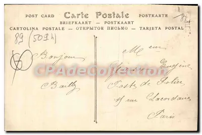 Ingang van de Grotten — Arcy-sur-Cure — Joublin, ND Phot. — Achterkant