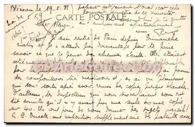 Bléneau (Yonne) — Rogny - 7 comportas — editor H. Drouans — Verso