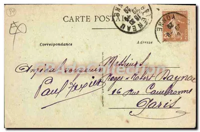 Bléneau (Yonne) — Na Pradaria — Edição Coupal — Verso