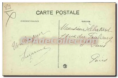 Bléneau (Yonne) — L'Étang du Coudray — Foto L. Sare, Vien — Verso