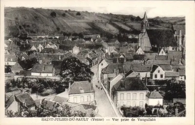 Saint-Julien-du-Sault (Yonne) — Vista tirada de Vauguilain