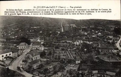 St-Julien-du-Sault (Yonne) — Vista geral — editor desconhecido